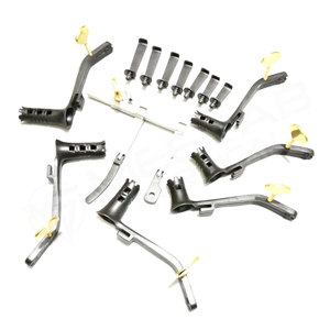 ขายดี Caspar-Micro-Lumbar-Tomy-Retractor-GoldBlack-Surgery-Instruments-Set-14-PCS ได้รับการอนุมัติจาก CE