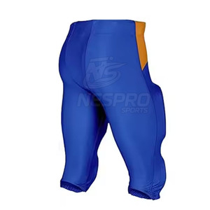 Shorts de football américain OEM légers et durables avec logo frontal, tissu respirant, grandes tailles, coutures renforcées - Product Image 2