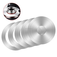 Boasta Jewelry Anneau réducteur en aluminium pour adaptateur de fiole, pour machine de coulée sous vide, convertisseur de taille de fiole en acier, pour la fabrication DIY