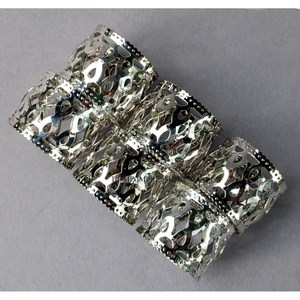 Anneau de serviette de luxe en métal, design papillon, moderne, écologique, personnalisable pour les cadeaux de mariage, décoration, en stock, en vente - Product Image 3