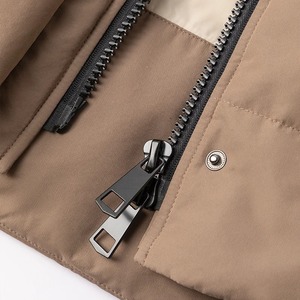 Luxury Women's Winter Bomber Puffer Jacket High Quality Plus Size with Printed Fleece <b>Fabric</b> Linen/Nylon/Silk Lining - Product Image 4