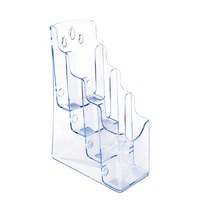Support de Comptoir en Plastique Transparent Personnalisé Yobest pour Affiches, Brochures, Panneaux et Billets