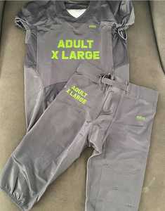 Uniforme de fútbol americano de diseño personalizado para jóvenes, Jersey transpirable, sudaderas con capucha, uniformes de fútbol, 7v7, bolsa de lona, pantalones cortos de talla grande - Product Image 6