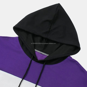 เสื้อฮู้ดครอปพิมพ์ลายพัฟฟ์แฟชั่นใหม่สำหรับผู้ชาย พิมพ์ลายโฟม 3 มิติ เสื้อสเวตเชิ้ตเนื้อหนา ขอบตัดดิบ - Product Image 3