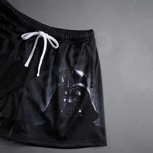 กางเกงขาสั้นตาข่ายโพลีเอสเตอร์100% ระบายอากาศสำหรับผู้ชายกางเกงขาสั้นตาข่ายเอวยางยืดมีกระเป๋าลึกสองด้านสำหรับผู้ชายกางเกงขาสั้นตาข่ายน้ำแข็ง - Product Image 3