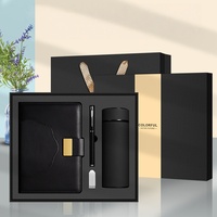 Ensemble cadeau d'affaires écologique de luxe avec logo personnalisé pour salon professionnel, tasse en acier inoxydable