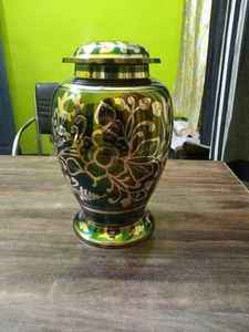 Urna Funeraria de Estilo Americano Hecha a Mano en Aluminio Fundido, Urna de Servicio de Metal de Latón de Venta Caliente - Product Image 5