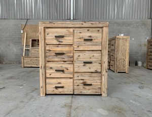 Juego de muebles antiguos para dormitorio Cama de madera personalizable para uso doméstico para dormitorio o sala de estar - Product Image 2