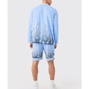 Pantalones Cortos de Baloncesto de Malla Estilo Vintage Personalizados para Hombre, Pantalones Cortos Deportivos Lisos para Gimnasio, Ropa Deportiva Transpirable de Alta Calidad - Product Image 2