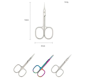 Durable Stainless Steel Curved Sharp Nail Scissors Precision <b>Cuticle</b> <b>Trimmer</b> Professional Grooming Beauty Care Tools - Product Image 2
