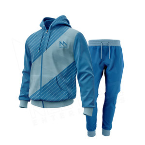 Chándal de ropa deportiva de poliéster y algodón 100% para hombre, diseño personalizado al por mayor, ropa de invierno de talla grande - Product Image 1