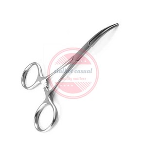 Pince à moustiques incurvée et droite Instruments dentaires médicaux en acier inoxydable - Product Image 3