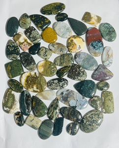 Precio al por mayor Ocean Jasper Gemstone, Natural Ocean Jasper Cabochon, Piedra preciosa suelta, Piedra hecha a mano Mezcla Forma y tamaño, - Product Image 4