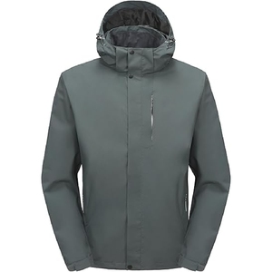 High Quality Lightweight Nylon <b>Jacket</b> for <b>Smart</b> Casual Spring Autumn Waterproof <b>Jacket</b> with Front Logo Coated Processing - Product Image 1