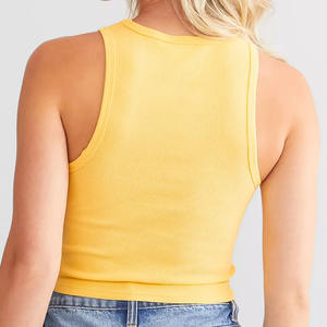 Wholesale Custom High Quality Active Gym Wear Fitness <b>Tops</b> <b>Crop</b> Stretch Running Workout Yoga Women Tank <b>Top</b> - Product Image 3