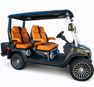 Voiturette de golf électrique GT4 quatre places, modèle utilitaire alimenté par batterie 48V pour hôtels, complexes et clubs - Promotion de vente à 40 % - Product Image 1