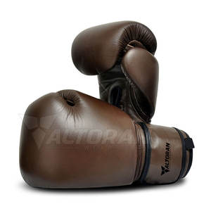 ถุงมือชกมวยหนังสำหรับฝึกกีฬาสำหรับผู้ที่ชื่นชอบศิลปะการต่อสู้ขายส่ง - Product Image 4