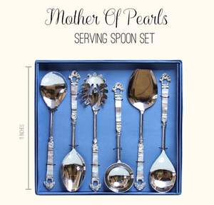 Juegos de cucharas para servir de tipo moderno especialmente hechos para su hogar y fiestas - Product Image 1