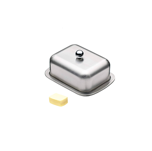 Beurrier en acier inoxydable avec couvercle Beurrier en acier inoxydable personnalisé pour restaurant maison hôtel - Product Image 1