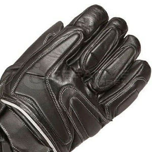 Nouveauté Gants de moto d'hiver unisexes en cuir de vache véritable imperméables et coupe-vent - Product Image 3