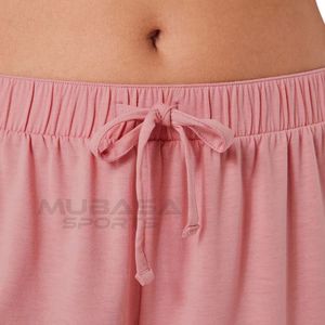 Pantalones cortos deportivos de secado rápido transpirables al por mayor para mujer, nuevo diseño relajado informal suelto con logotipo de patrón caliente en la cintura - Product Image 6