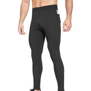 Leggings de Compresión de Cintura Alta para Hombre, Cómodos para Uso Diario y Entrenamientos, Transpirables, de Secado Rápido, Ligeros y Ecológicos - Product Image 1