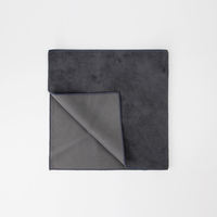 Serviette de lavage de voiture en chamois double face, sans peluches, séchage rapide, microfibre écologique en rouleau pour le nettoyage de l'intérieur et des vitres de voiture