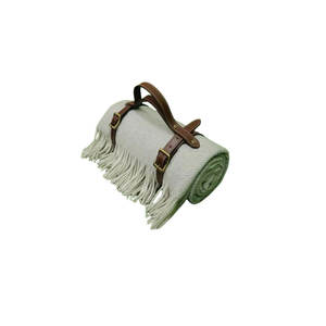 2024 Venta caliente nuevo diseño color marfil espiga manta de lana al precio más bajo - Product Image 1