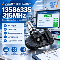 Capteur TPMS 433 MHz 13598773 pour applications GM, remplacement OE, capteur de surveillance de la pression des pneus, valve métallique