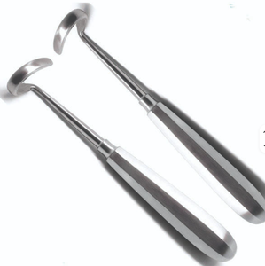 Juego de Desecisores Doyen Raspatory Hechos a Medida, 2 Piezas, Instrumentos Manuales para Extracción de Costillas, 17 cm, Plateados, Certificación CE, SERGLAB INDUSTRIES - Product Image 4