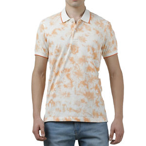 Design personnalisé Tie Dye pour hommes pour polos Durable nouveau style solide motif disponible au prix de gros meilleure fabrication - Product Image 1