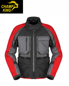 Chaqueta de Motociclista de Carreras Negra Personalizada, Chaqueta de Motociclista Cardura, Fabricada por The Brand Champ King - Product Image 3
