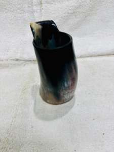 El contenedor de cuerno de toro grande de 8 pulgadas más buscado, copa de vino blanco real de lujo para servir en fiestas y eventos - Product Image 3