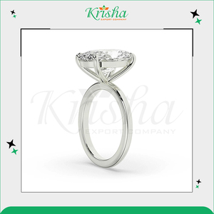 Bagues solitaires en diamants certifiés naturels et en laboratoire les plus vendues disponibles en couleur blanche DEF avec clarté VS1 VS2 VVS1 - Product Image 4