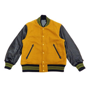 Venta al por mayor OEM personalizado invierno 100% lana Varsity chaqueta mujer 2025 chaqueta de béisbol universitaria para hombres - Product Image 1