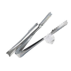 Cubitos de hielo de acero inoxidable y azúcar, pinzas en forma de corazón, artesanía, acero inoxidable pulido brillante - Product Image 4