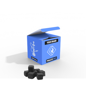 ถ่านมอระกู่พรีเมี่ยมอินโดนีเซียกะลามะพร้าวถ่านอัดก้อนเถ้าต่ําเวลาการเผาไหม้ยาวนานฉลากส่วนตัว OEM - Product Image 1