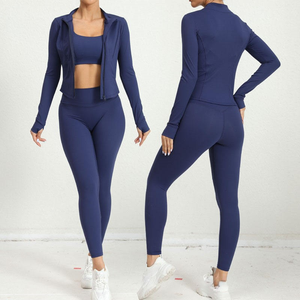 Haute qualité séchage rapide Simple femmes soutien-gorge de sport antibactérien Yoga soutien élevé Logo personnalisé imprimé Spandex/Nylon matériel - Product Image 2