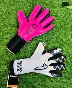 Vente en gros de gants de gardien de but de football cuir confortable en latex pour les sports de plein air ajustement personnalisé - Product Image 2