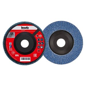 Disco de Láminas para Amoladora KWB de 125 mm, Grano P40, Expert 795644 - Discos de Amolado de Alto Rendimiento - Product Image 1