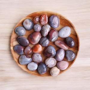 Venta al por mayor de ágata de Botswana a granel, piedras caídas, cristales curativos pulidos naturales para Reiki, meditación energética y decoración del hogar - Product Image 2