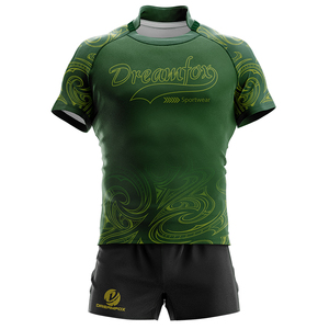 Manufacturer Cheap Price Rugby Uniform Sets Sportswear Breathable Polyester Multi Colors Design Lightweight - Product Image 5