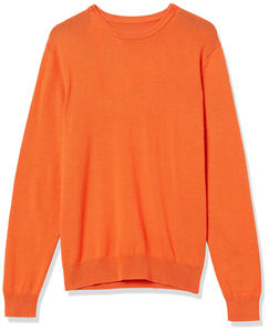 Sudaderas de hombre de alta calidad Otoño Invierno Algodón/máquina Prendas de punto Rib Knitted Custom O Neck Male Top Pullover - Product Image 5