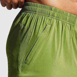 กางเกงขาสั้นผ้าฝ้ายโพลีเอสเตอร์สำหรับผู้ชายกางเกงขาสั้นกีฬาลำลองมีกระเป๋าเอวขนาดกลางมีเชือกผูกโลโก้ตามสั่งสำหรับฤดูร้อน - Product Image 5