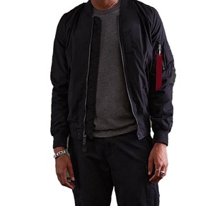 Veste de bombardier Brotherhood pour hiver unisexe à capuche coupe-vent avec logo avant-Style Pack Leader - Product Image 4