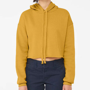 Sweat à capuche en polaire pour femme, mélange polyester/coton haute performance, OEM, décontracté, longueur standard, séchage rapide, confortable, pour l'hiver/l'automne - Product Image 1