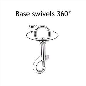 Wholesale Heavy Duty Metal Swivel <b>Snap</b> <b>Hook</b> for Dog & Cat Leash Collar Bulk Multipurpose Key Chain & Pet Accessory Connector - Product Image 2