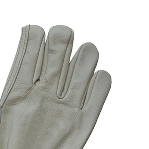 Logo personnalisé Gants de conduite en cuir Meilleurs gants de soudage en cuir Résistance à l'arrivée Sécurité raisonnable Gants de conduite Chaleur - Product Image 6