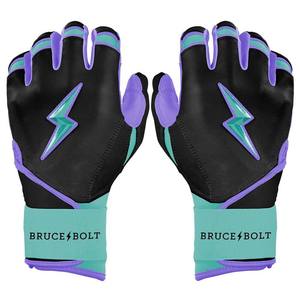 Gants de frappe de baseball et de softball personnalisés avec logo, cuir de qualité supérieure, manchette longue, gants de frappe de baseball et de softball - Product Image 1