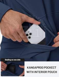 Sweat à capuche surdimensionné en molleton 100% coton lourd, style hip-hop, broderie personnalisée, poids du tissu 310g, pour homme - Product Image 3